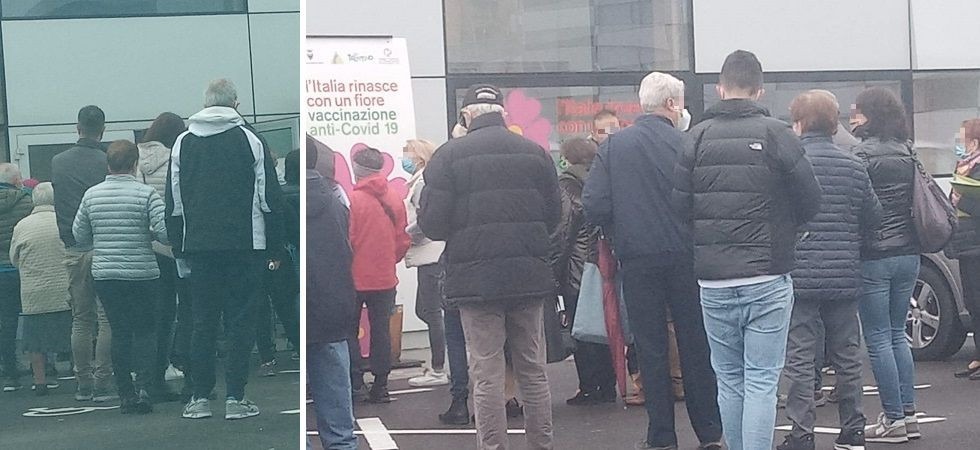 Covid, a Rovereto gli utenti accalcati in attesa del vaccino: “In molti si sono lamentati ma nessuno è intervenuto”